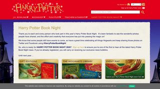 Harry Potter | Harry Potter Book Night - Harry Potter Event Kit