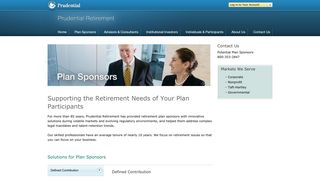Plan Sponsors - Prudential Retirement - Prudential Financial