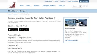 Mobile App for Auto & Home | Android | iOS | The Hartford