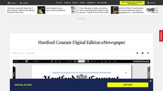 Hartford Courant Digital Edition eNewspaper - Hartford Courant