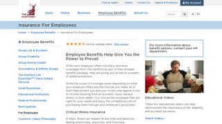 Group Benefits Insurance for Employees | The Hartford