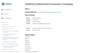 Hartford Underwriters Insurance Company | FEMA.gov