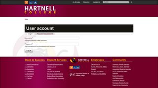 User account | Hartnell College