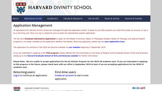 Application Management - Admissions & Aid - Harvard University