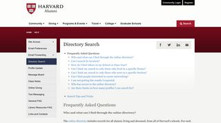 Directory Search | Harvard Alumni