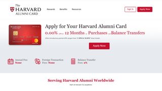 Harvard Alumni Card - Harvard University Graduates Credit Card