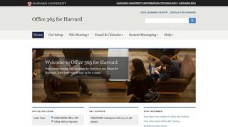Office 365 for Harvard - Harvard University