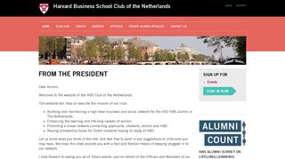 Harvard Business School Club of the Netherlands - Home
