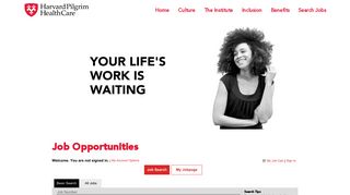 Job Opportunities - Harvard Pilgrim Health Care