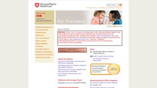 Harvard Pilgrim Health Care - Providers