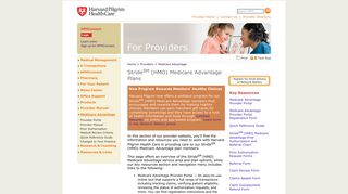 Harvard Pilgrim Health Care - Medicare Advantage