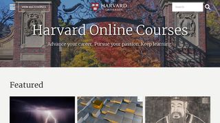 Online Courses | Harvard University