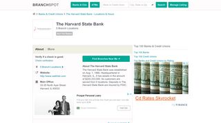 The Harvard State Bank - 5 Locations, Hours, Phone Numbers …