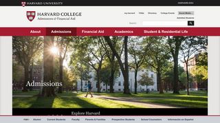 Admissions | Harvard College - Harvard College - Harvard University