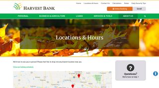 Locations & Hours | Harvest Bank | Kimball, MN - St. Augusta, MN ...