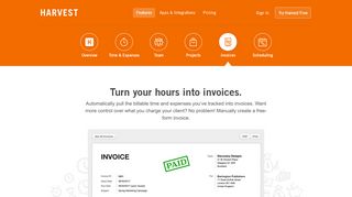 Online Invoice & Billing Software - Harvest