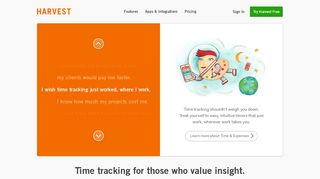 Harvest: Simple Online Time Tracking Software