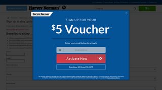 Free E-mail Newsletter Signup | Harvey Norman New Zealand