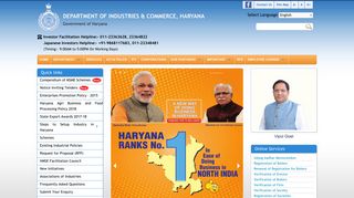Department of Industrial Commerce, Haryana: Home