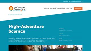 High-Adventure Science – Concord Consortium