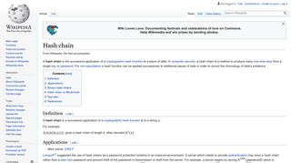 Hash chain - Wikipedia