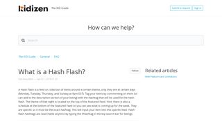 What is a Hash Flash? – The KID Guide