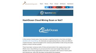 HashOcean Cloud Mining Scam or Not? - Bitcoin Mining