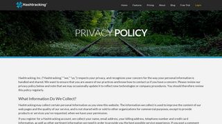 Privacy Policy - Powerful Tracking for Hashtags | Hashtracking.com