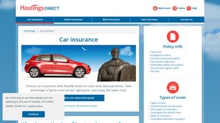 Great Value Car Insurance Quotes | Personalised Cover | Hastings ...