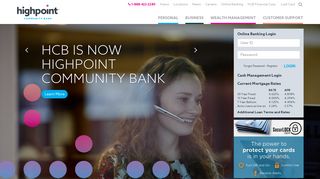 Highpoint Community Bank: Home