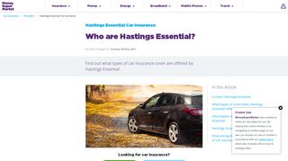 Hastings Essential Car Insurance | MoneySuperMarket