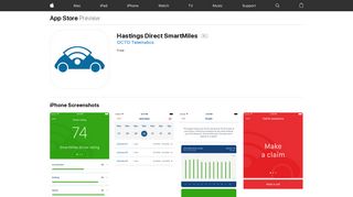 Hastings Direct SmartMiles on the App Store - iTunes - Apple