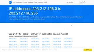 203.212.196 - India - Hathway IP over Cable Internet Access - Search ...