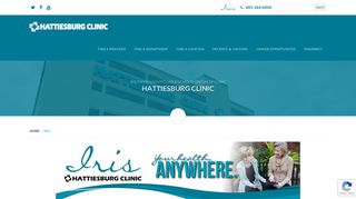Iris - Online Medical Record Access - Hattiesburg Clinic