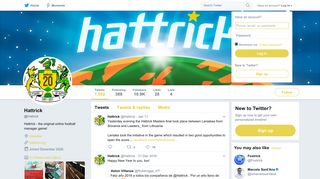 Hattrick (@Hattrick) | Twitter