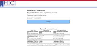 Quick Pay by Policy Number *No Login Required - Haulers Insurance