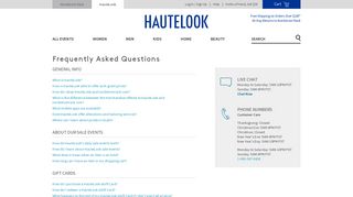 FAQs - The Nordy Club Rewards Program | HauteLook