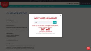 Customer Service | Havaianas