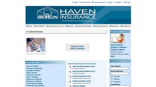 Haven Insurance Services - Manage My Policy