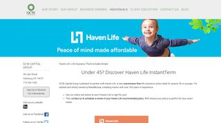 Haven Life InstantTerm — GCW Capital Group
