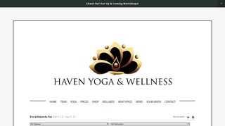 Workshops and Pre-reg classes — Haven Yoga & Wellness