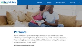 Personal | Haverhill Bank