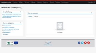 Moodle: My Courses (GUEST) - Havering College