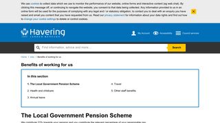 The Local Government Pension Scheme | Benefits of working for us ...