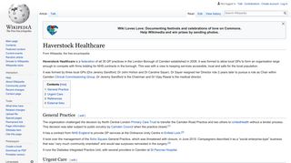Haverstock Healthcare - Wikipedia