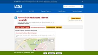 Contact details, map and directions - Haverstock Healthcare (Barnet ...