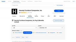 Working at Haverty Furniture Companies, Inc: 140 Reviews about ...
