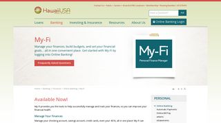 Online Banking - HawaiiUSA Federal Credit Union