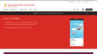Hawaii State Public Library System - OverDrive