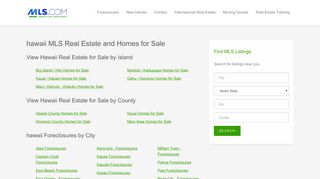 hawaii Real Estate Property Listings - MLS.com